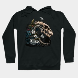 Dinosaur Skull Halloween Hoodie